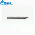 BFL End Mill para corte de oro, carburo miniatura End Mill para corte de cobre